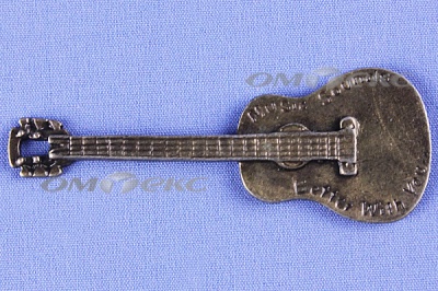 Декоративный элемент для творчества из металла "Гитара"  - купить в Сургуте. Цена: 19.99 руб.