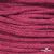 Шнур плетеный d-6 мм, 70% хлопок 30% полиэстер, уп.90+/-1 м, цв.1068-фуксия - купить в Сургуте. Цена: 588 руб.