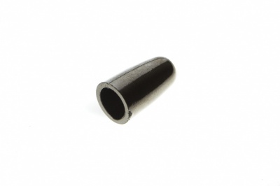8100-Наконечник пластиковый под металл 15 мм-тем.никель - купить в Сургуте. Цена: 2.45 руб.