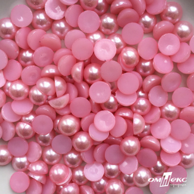 0404-5146В-Полубусины пластиковые круглые "ОмТекс", 10 мм, (уп.50гр=175+/-3шт), цв.101-св.розовый - купить в Сургуте. Цена: 63.46 руб.