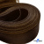 Регилиновая лента, шир.100мм, (уп.25 ярд), цв.- коричневый - купить в Сургуте. Цена: 694.13 руб.
