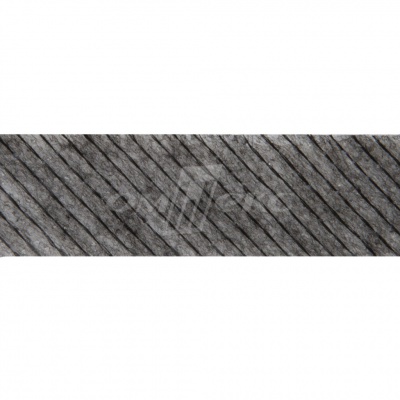 KQ217N -прок.лента нитепрошивная по косой 15мм графит 100м - купить в Сургуте. Цена: 2.24 руб.