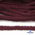 Шнур плетеный d-6 мм круглый, 70% хлопок 30% полиэстер, уп.90+/-1 м, цв.1070-бордовый - купить в Сургуте. Цена: 588 руб.