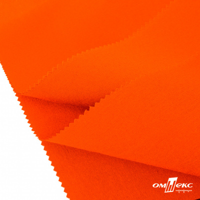 Ткань смесовая для спецодежды "Униформ" 17-1350, 200 гр/м2, шир.150 см, цвет люм.оранжевый - купить в Сургуте. Цена 138.73 руб.