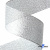 Лента металлизированная "ОмТекс", 50 мм/уп.22,8+/-0,5м, цв.- серебро - купить в Сургуте. Цена: 149.71 руб.