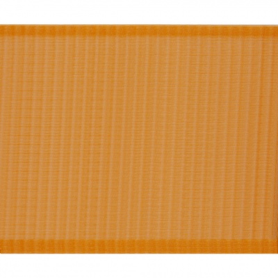 Лента капроновая "Гофре", шир. 110 мм/уп. 50 м, цвет оранжевый - купить в Сургуте. Цена: 26.93 руб.