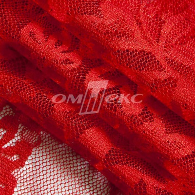 Кружевное полотно стрейч 15A29/RED, 105 гр/м2, шир.155см - купить в Сургуте. Цена 2 101.46 руб.