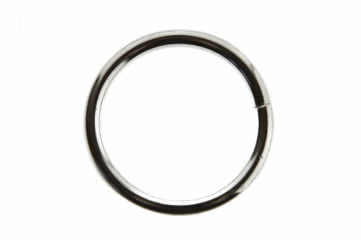 Кольцо металлическое d-3 х 32 мм, цв.-никель - купить в Сургуте. Цена: 3.92 руб.