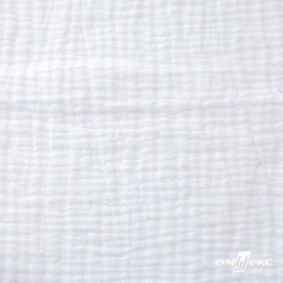 Ткань Муслин, 100% хлопок, 125 гр/м2, шир. 140 см #201 цв.(2)-белый - купить в Сургуте. Цена 464.97 руб.