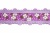 Тесьма декоративная 0385-6169, шир. 25 мм/уп. 22,8+/-1 м, цвет 01-фиолетовый - купить в Сургуте. Цена: 391.39 руб.