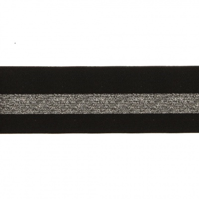 #2/6-Лента эластичная вязаная с рисунком шир.52 мм (45,7+/-0,5 м/бобина) - купить в Сургуте. Цена: 69.33 руб.