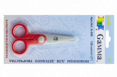 Ножницы G-508 детские 130 мм - купить в Сургуте. Цена: 118.32 руб.