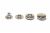 Кнопка металлическая "Альфа" с пружиной, 15 мм (уп. 720+/-20 шт), цвет никель - купить в Сургуте. Цена: 1 466.73 руб.