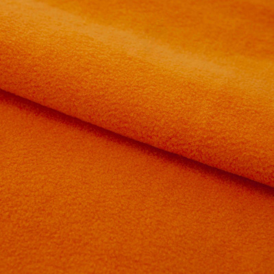 Флис DTY 16-1358, 250 г/м2, шир. 150 см, цвет оранжевый - купить в Сургуте. Цена 640.46 руб.