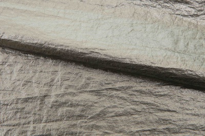 Текстильный материал "Диско"#1805 с покрытием РЕТ, 40гр/м2, 100% полиэстер, цв.6-тем.серебро - купить в Сургуте. Цена 412.36 руб.