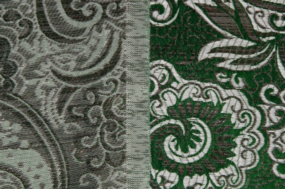 Ткань костюмная жаккард, 135 гр/м2, шир.150см, цвет зелёный№4 - купить в Сургуте. Цена 441.94 руб.