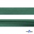 Косая бейка атласная "Омтекс" 15 мм х 132 м, цв. 056 темный зеленый - купить в Сургуте. Цена: 225.81 руб.