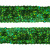 Тесьма с пайетками D4, шир. 20 мм/уп. 25+/-1 м, цвет зелёный - купить в Сургуте. Цена: 778.19 руб.