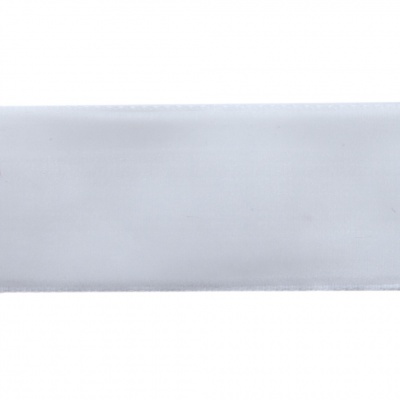 Лента бархатная нейлон, шир.25 мм, (упак. 45,7м), цв.01-белый - купить в Сургуте. Цена: 991.10 руб.