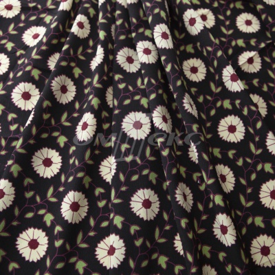 Плательная ткань "Фламенко" 10.1, 80 гр/м2, шир.150 см, принт растительный - купить в Сургуте. Цена 243.96 руб.