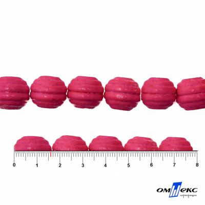 0309-Бусины деревянные "ОмТекс", 16 мм, упак.50+/-3шт, цв.023-розовый - купить в Сургуте. Цена: 62.22 руб.