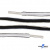 Шнурки #4-27, круглые 130 см, двухцветные (черно/белый) - купить в Сургуте. Цена: 47.04 руб.