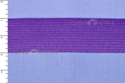 Окантовочная тесьма №0225, шир. 22 мм (в упак. 100 м), цвет фиолет - купить в Сургуте. Цена: 271.60 руб.