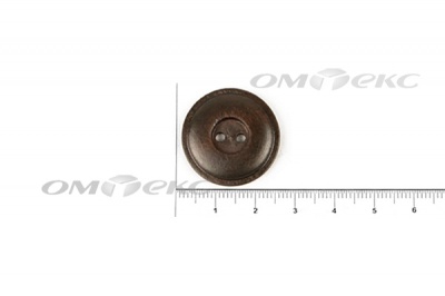 Пуговица деревянная круглая №54 (25мм) - купить в Сургуте. Цена: 4.12 руб.