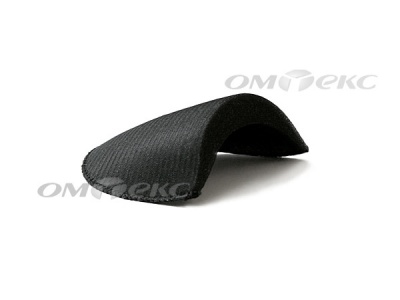 Плечевые накладки OВТ-10, обшитые, цвет чёрный - купить в Сургуте. Цена: 17.64 руб.