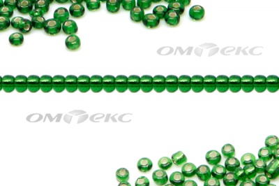 Бисер (SL) 11/0 ( упак.100 гр) цв.27В - зелёный - купить в Сургуте. Цена: 53.34 руб.