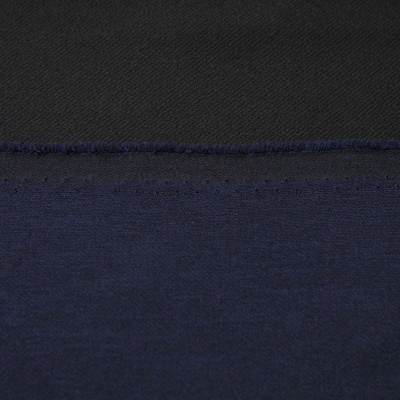 Ткань костюмная 26150 2009, 214 гр/м2, шир.150см, цвет т.синий - купить в Сургуте. Цена 358.58 руб.