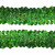 Тесьма с пайетками D4, шир. 30 мм/уп. 25+/-1 м, цвет зелёный - купить в Сургуте. Цена: 1 087.39 руб.