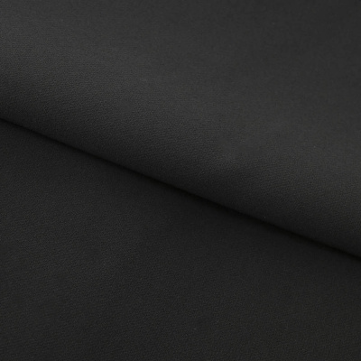 Костюмная ткань "Элис", 200 гр/м2, шир.150см, цвет чёрный - купить в Сургуте. Цена 306.20 руб.