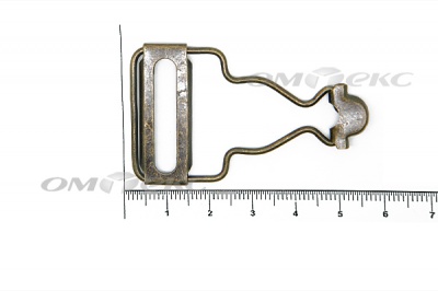 Застежки для комбинезонов металлическая 32 мм Никель (20ШТ)  - купить в Сургуте. Цена: 3.18 руб.