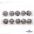 119-02 Кнопки пришивные декоративные металл 25 мм, цв.-никель - купить в Сургуте. Цена: 30.54 руб.