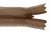 Молния потайная Т3 294, 50 см, капрон, цвет коричневый - купить в Сургуте. Цена: 6.90 руб.