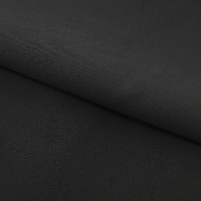 Костюмная ткань "Элис", 220 гр/м2, шир.150 см, цвет чёрный - купить в Сургуте. Цена 308 руб.