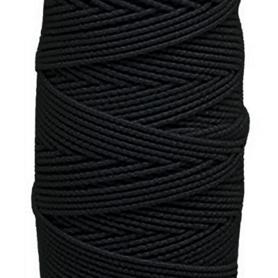 Нитка - резинка Спандекс 25 м (уп-10шт)-чёрные - купить в Сургуте. Цена: 36.02 руб.