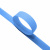 Липучка с покрытием ПВХ, 30% нейлон 70% пэ, шир. 25 мм (упак. 25 м), цв.078 - голубой - купить в Сургуте. Цена: 17.62 руб.