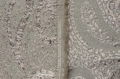 Ткань костюмная жаккард, 135 гр/м2, шир.150см, цвет белый№19 - купить в Сургуте. Цена 441.94 руб.