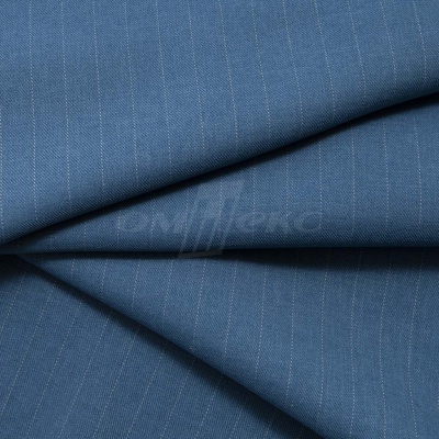 Костюмная ткань "Жаклин", 188 гр/м2, шир. 150 см, цвет серо-голубой - купить в Сургуте. Цена 426.49 руб.