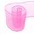 Лента капроновая, шир. 80 мм/уп. 25 м, цвет розовый - купить в Сургуте. Цена: 19.77 руб.