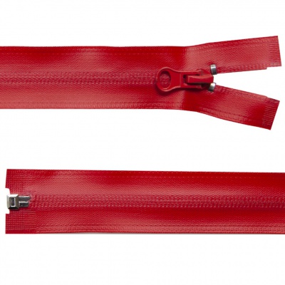 Молния водонепроницаемая PVC Т-7, 90 см, разъемная, цвет (820) красный - купить в Сургуте. Цена: 61.18 руб.