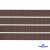 Репсовая лента 005, шир. 6 мм/уп. 50+/-1 м, цвет коричневый - купить в Сургуте. Цена: 88.45 руб.