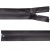 Молния водонепроницаемая PVC Т-7, 60 см, разъемная, цвет (301) т.серый - купить в Сургуте. Цена: 49.39 руб.