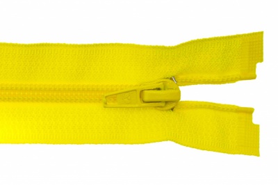 Спиральная молния Т5 131, 90 см, автомат, цвет жёлтый - купить в Сургуте. Цена: 14.20 руб.