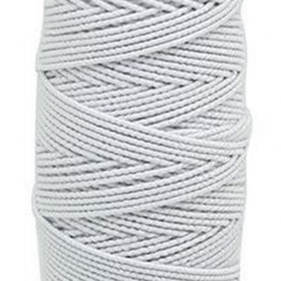 Нитка - резинка Спандекс 25 м (уп-10шт)-белые - купить в Сургуте. Цена: 35.65 руб.