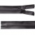 Молния водонепроницаемая PVC Т-7, 20 см, неразъемная, цвет (301)-т.серый - купить в Сургуте. Цена: 21.56 руб.