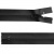Молния водонепроницаемая PVC Т-7, 18 см, неразъемная, цвет чёрный - купить в Сургуте. Цена: 21.20 руб.
