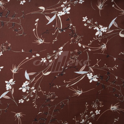 Плательная ткань "Фламенко" 2.2, 80 гр/м2, шир.150 см, принт растительный - купить в Сургуте. Цена 239.03 руб.